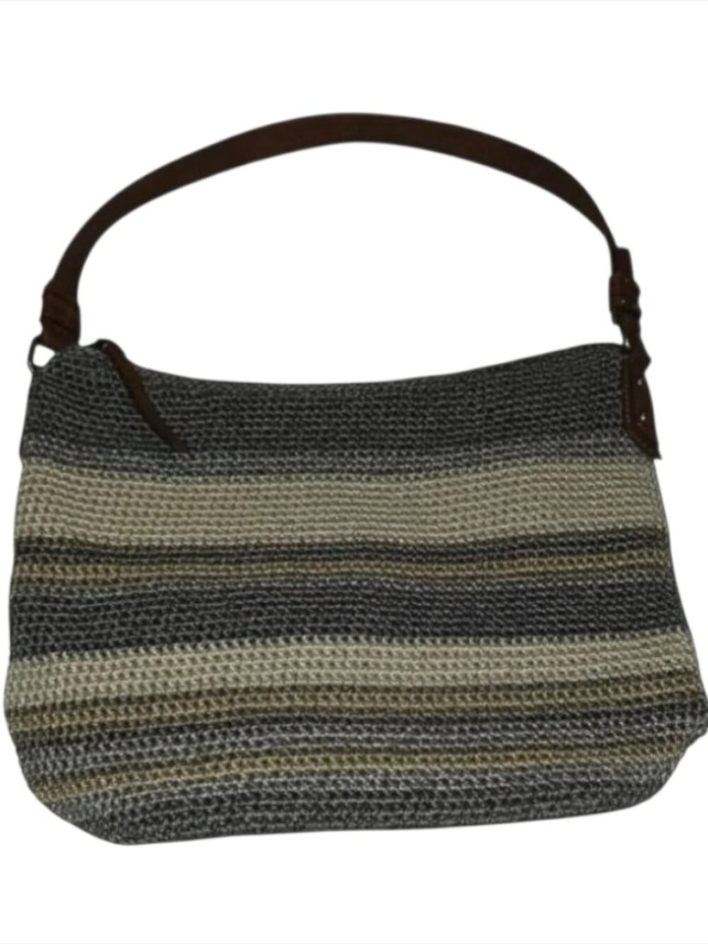 The Sak Sequoia Hobo Slouchy Shoulder Bag Purse Boho Hand Crochet Lagenlook
